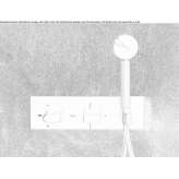Stainless steel concealed shower set with flexible hose Mysiadlo