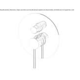 2-hole shower faucet with diverter Buynichy
