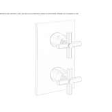 Shower and bathtub tap with shut-off valve Lodrino