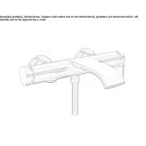 Wall-mounted bathtub tap made of chrome-plated brass Aprozi