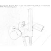 Wall-mounted bathtub faucet with diverter and shower hand Marale