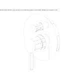 Wall-mounted single-lever bathtub and shower faucet with a switch Hejnice