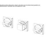 3-hole concealed bathtub faucet with diverter Kerman