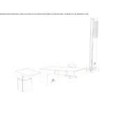 4-hole bathtub faucet for countertop installation with a shower hand Thalheim