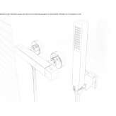 Bathtub faucet made of chrome-plated brass Mouret
