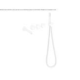 Wall-mounted bathtub faucet with a shower hand Nestoita