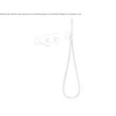 Bateria wannowa ścienna z główką prysznicową Mystic