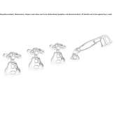 Deck mounted bathtub faucet with hand shower Sebnitz