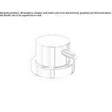 Bathtub faucet with a single handle, mounted on the countertop Marki