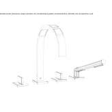 Set for a 4-hole bathtub Zavoaia