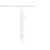 Bathtub faucet standing on the floor with a shower hand Vertop