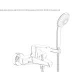 Wall-mounted bathtub and shower faucet with a switch Quinlan