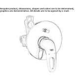 Wall-mounted bathtub and shower faucet with a switch Yenisu
