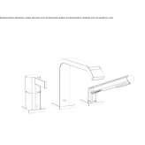 Bathtub set with hand shower Forney
