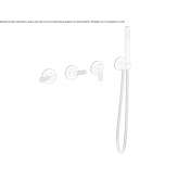 4-hole bathtub set with diverter and shower head Karsdorf