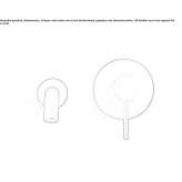 Wall installation Single-lever concealed bathtub faucet Channing