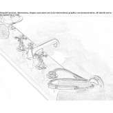 Bathtub and shower faucet mounted on the edge with an inverter Zaliztsi