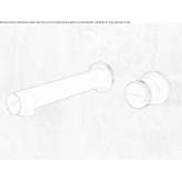 2-hole wall-mounted bathtub faucet Fyfield