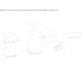 Pressure-balanced 3-hole bathtub faucet Barleben