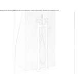 Bathtub faucet standing on the floor with a shower hand Amidon
