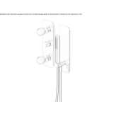 Brass bath/shower faucet Beznea
