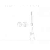 Set of 2 hydroprogressive bath/shower taps Cuitiva