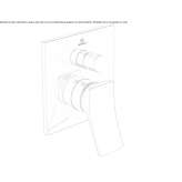 Concealed single-lever bathtub faucet Niksic