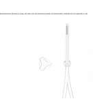 Hydroprogressive faucet set for a bathtub/shower with a shower hand Gualaco