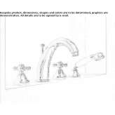 4-hole bathtub set with a hand shower Swanley