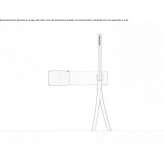 Stainless steel bath/shower faucet Jarrell