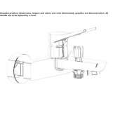 2-hole brass bathtub faucet with diverter Nauen