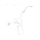 Bathtub faucet with a shower hand Skole