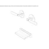 Two-handle bathtub faucet with a waterfall nozzle Moerdijk