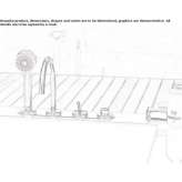 4-hole bathtub set with a hand shower Mapiri