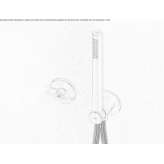 Hydroprogressive faucet set for a bathtub/shower with a shower hand Ovilla