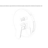 Brass bath/shower faucet Carupano