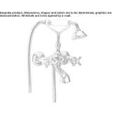 Wall-mounted bathtub faucet with a shower hand Polutla