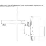 Bateria wannowa ścienna Plancoet