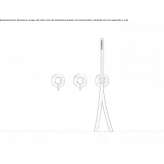 Bathtub/shower faucet set Emmen