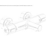 External thermostatic bathtub faucet Choloma