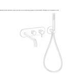 Wall-mounted bathtub faucet with a shower hand Humay