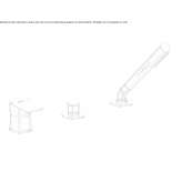 Set of a 3-hole bathtub with a shower head Valthe