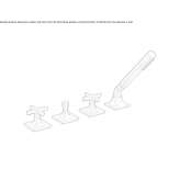 4-hole concealed bathtub set with a hand shower Uxheim