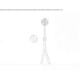 Hydroprogressive faucet set for a bathtub/shower with a shower hand Cuitiva