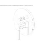Metalowa bateria wannowa/natryskowa Byram