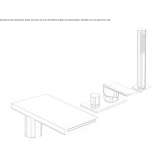 Single-lever bathtub set with a shower hand Ilford