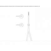 Set of 2 hydroprogressive bath/shower taps Golubac