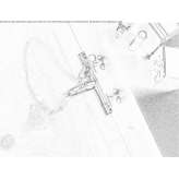 Two-hole wall-mounted bathtub faucet with a hand shower Smolensk
