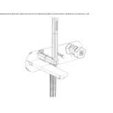 Concealed bathtub set for wall mounting with a diverter Isokyroe