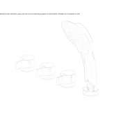 4-hole bathtub set with a hand shower Dedham